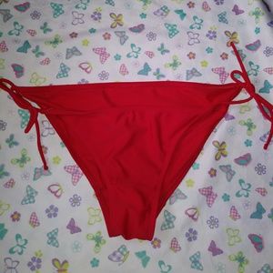 Red swim bottoms